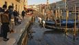 Italské Benátky se potýkají s nízkým stavem vody