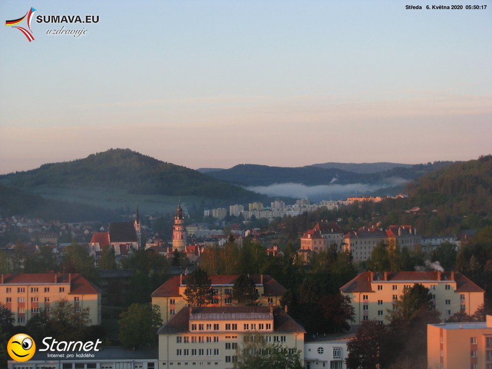 V noci z 5. na 6. května na Šumavě mrzlo.