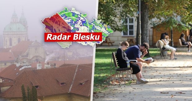 Ochladí se a zatáhne, teploty klesnou k 20 °C: Česko čekají přeháňky, sledujte radar Blesku