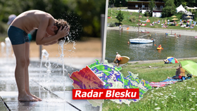 Slunečné a suché počasí v Česku: Teploty vyšplhají až k 30 °C, sledujte radar Blesku