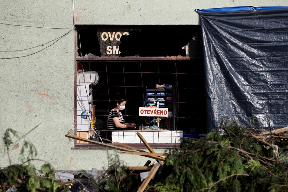 Tornádem zdevastované Lužice. (26. 6. 2021)