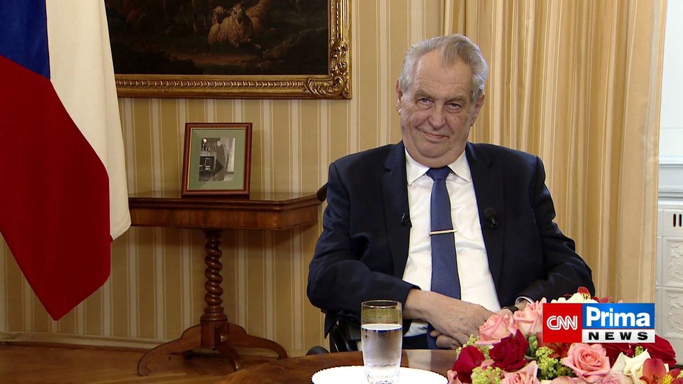 Prezident Miloš Zeman při projevu k ničivému tornádu na jihu Moravy.