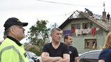 Střídání ministrů a sliby mezi troskami: Jen PR před volbami, schytal na jihu Moravy Babiš a spol.