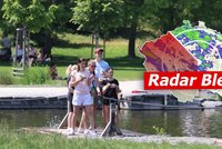 Česko sežehlo přes 33 °C a padla stovka rekordů. Bude ještě tepleji, sledujte radar Blesku