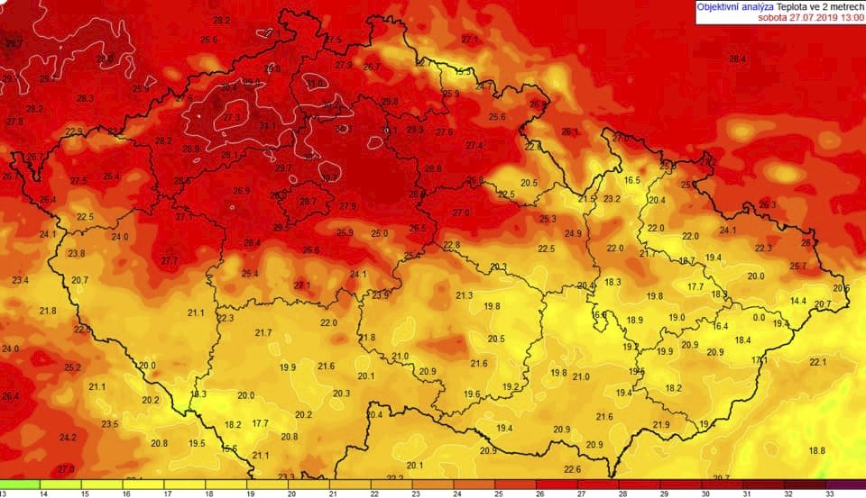 Vlny veder sužovali Česko během července a bude hůř, varují vědci