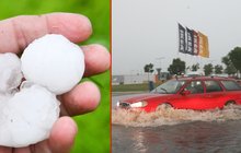 Meteorologové bijí na poplach: Přicházejí drtivé bouřky s krupobitím! Hrozí záplavy! PŘEHLED ohrožených míst