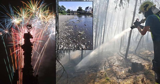 S vedrem a suchem je v Česku spojena řada zákazů. Platí pro ohňostroje, čerpání vody z řek či pobyt v lesích.