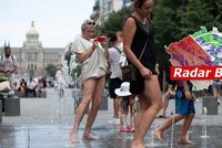 Extrémně zátěžový týden: Až 35 °C a silné bouřky, výstrahu prodloužili. Sledujte radar Blesku