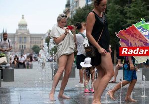 Teplé počasí v Česku: Vedra v Praze (20.8.2023)