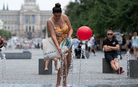 Teplé počasí v Česku: Vedra v Praze 