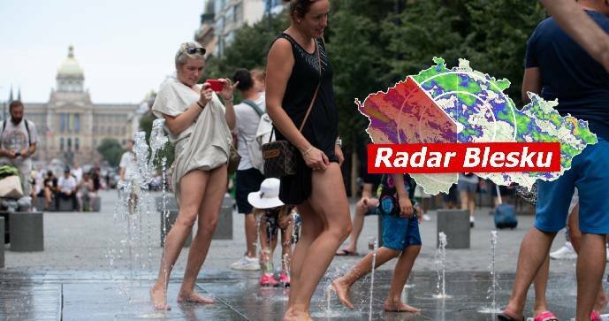 Teplé počasí v Česku: Vedra v Praze (20.8.2023)