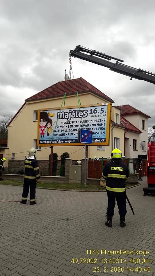 Kvůli orkánu Yulia měli hasiči v Plzeňském kraji stovku výjezdů.