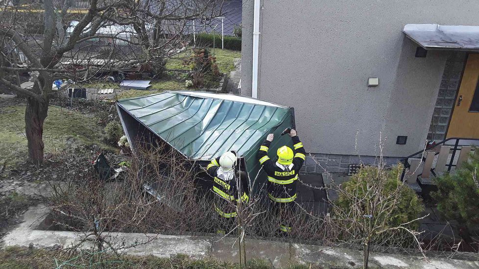 Vichřice Eberhard se prohnala Českem. Situace v Olomouckém kraji (11. 3. 2019)