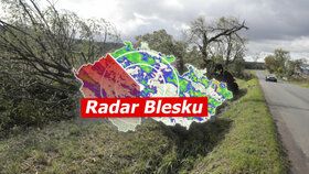 Vichr udeří na východ Česka: Na horách hrozí až 110 km/h, sledujte radar Blesku