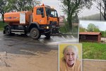 Hedvika Procházková (92) ze Šilheřovic má po lijácích vytopený sklep a zničenou zahradu.