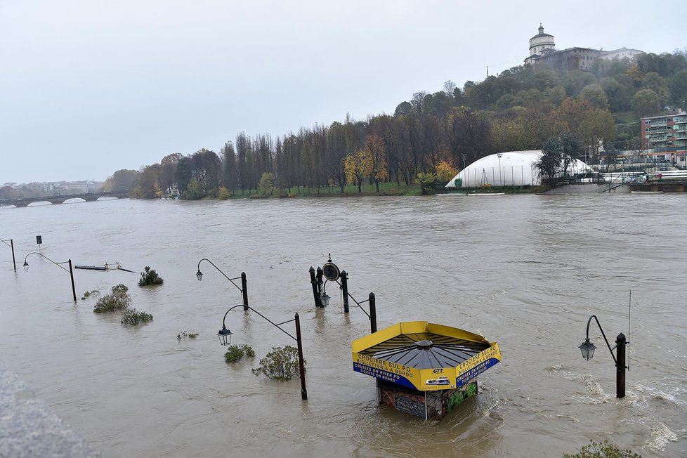 Záplavy v Itálii.