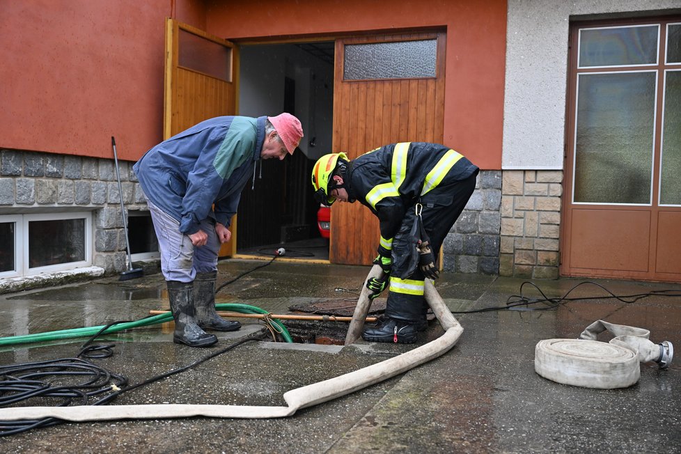 Hodonínsko: Vodní toky dosáhly až třetího povodňového stupně (17.5.2023)