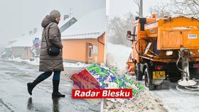ONLINE: Do Česka vtrhla zima: Teploty spadnou k -15 °C, napadne až 30 centimetrů sněhu. Sledujte radar Blesku