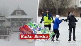 Zimní počasí v Česku (leden 2024)