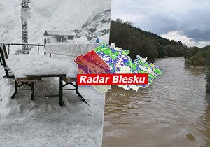 Prudké deště vystřídají sněhové přeháňky. Víkend bude ve znamení zimy