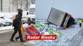 Zimní počasí v Česku: Mráz i sníh! Pozor na ledovku i sněhové jazyky.