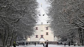 Zimní počasí v Praze (19.11.2022)