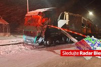 Vítr a sníh bičují Česko: Meteorologové varují před sněhovými jazyky, sledujte radar Blesku