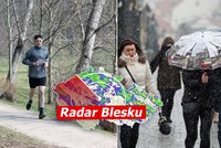 Teplotní sešup v Česku: Dorazí i arktický vzduch! Místo jarních 19 °C noční mrazy i sníh, sledujte radar Blesku