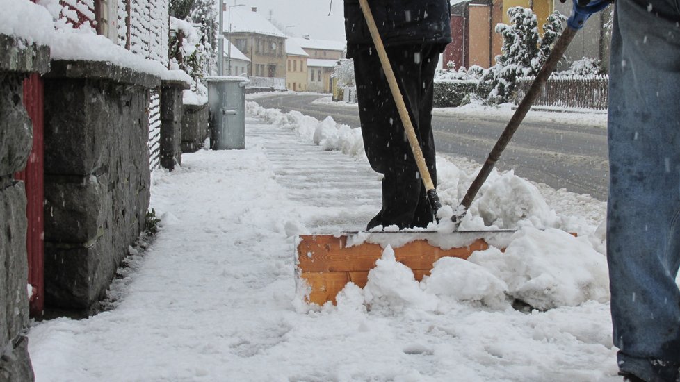 Sníh v dubnu zaskočil Česko.