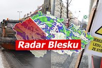 Nový sníh v řadě krajů. Česko čeká déšť, hrozí náledí, sledujte radar Blesku