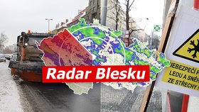 Počasí v Praze: Arktické mrazy vystřidalo mírnější počasí, kvůli dešti horzí ale náledí