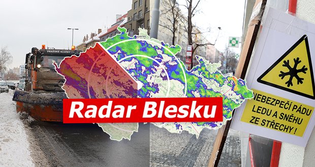Počasí v Praze: Arktické mrazy vystřidalo mírnější počasí, kvůli dešti horzí ale náledí