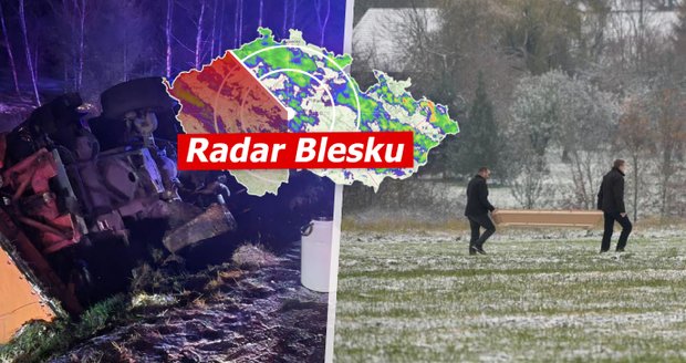 Sníh zasypal Česko. A první oběť mrazů?
