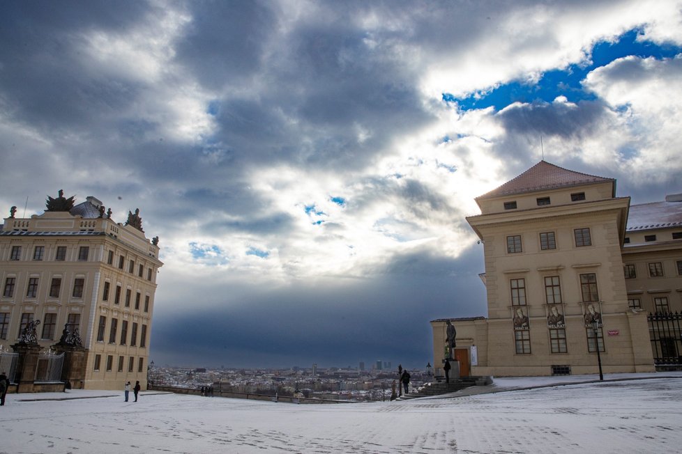 Zimní počasí v Česku.