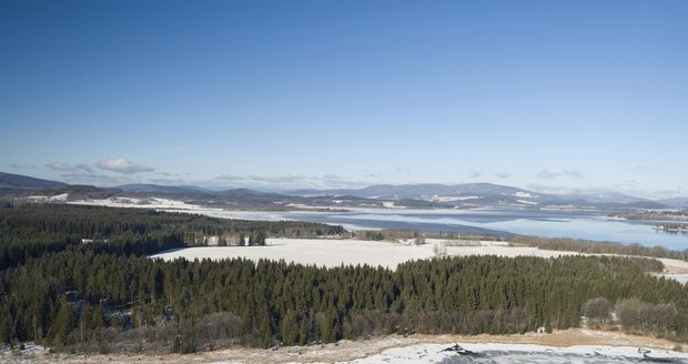 Šumava v zimě