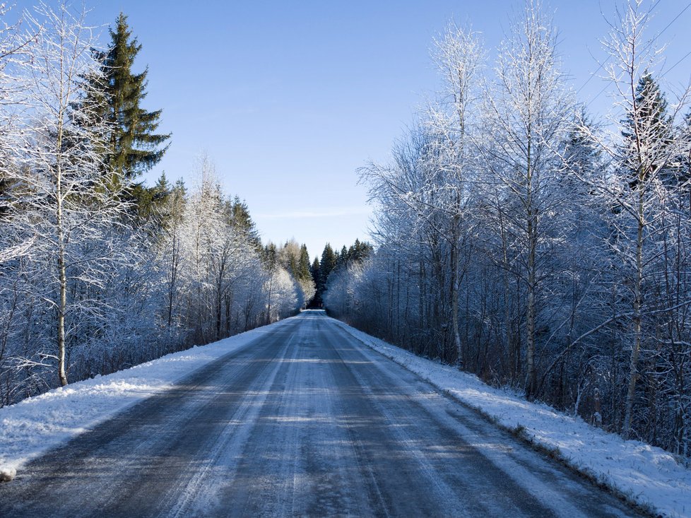 Šumava v zimě