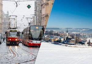 O víkendu vítr, déšť se sněhem a teploty až 10 °C. Sledujte radar Blesku.