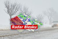 Na Česko udeří vichr až 90 km/h. A na horách začne hustě sněžit, sledujte radar Blesku