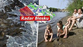 Pozor na prach ze Sahary a teplotní šok! Tropy vystřídají přízemní mrazíky. Sledujte radar Blesku