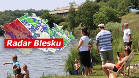 Týden jako na houpačce: 30 °C vystřídají bouřky. Pak přijde teplotní sešup, sledujte radar Blesku