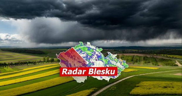 Aprílové počasí, jaké Česko nezažilo! Čekají nás déšť a bouřky, hrozí i kroupy, sledujte radar Blesku