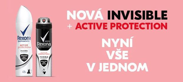 Rexona Men Active Protection + Invisible Spray spolehlivě zabrání nežádoucímu pocení Rexona Men Active Protection + Invisible Spray spolehlivě zabrání nežádoucímu pocení
