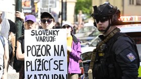 Střety během Pochodu pro život v Praze (26.4.2025)