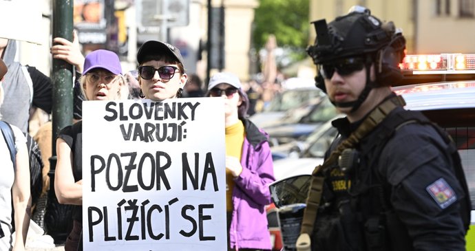 Střety během Pochodu pro život v Praze (26.4.2025)