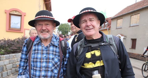 Bratři Miroslav Rybička (66) a Pavol Rybička (58) přijeli na pochod z Kysuc.