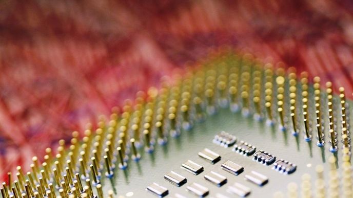 počítačový čip, ilustrační foto