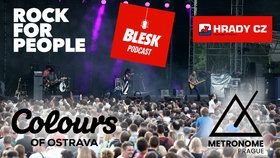 Blesk Podcast: Zástupci Colours, Rock For People, Metronome a Hradů CZ o létě 2021. Budou se festivaly konat?