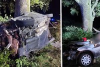 Tragická nehoda na Chrudimsku: Řidička (†53) zemřela po nárazu do stromu