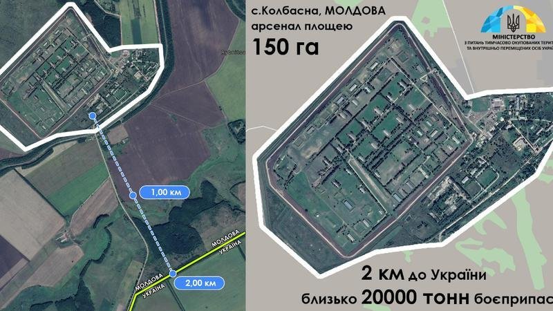 Obrovský muniční sklad 2 km od Ukrajiny.