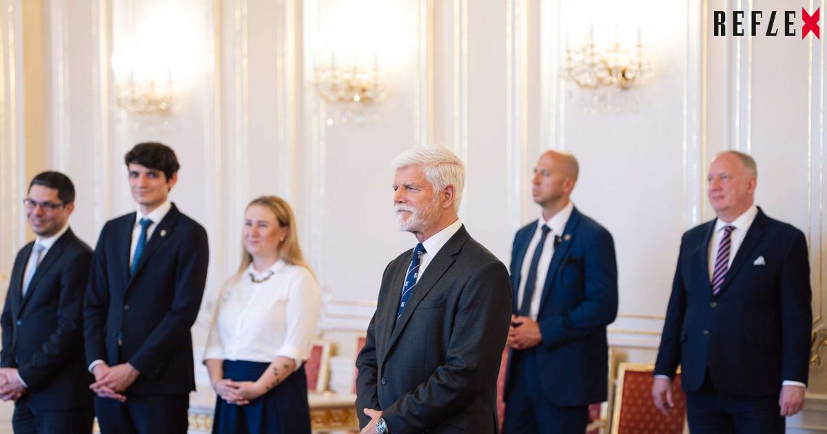 Držitele titulu EY Podnikatel roku přijal na Pražském hradě prezident Petr Pavel